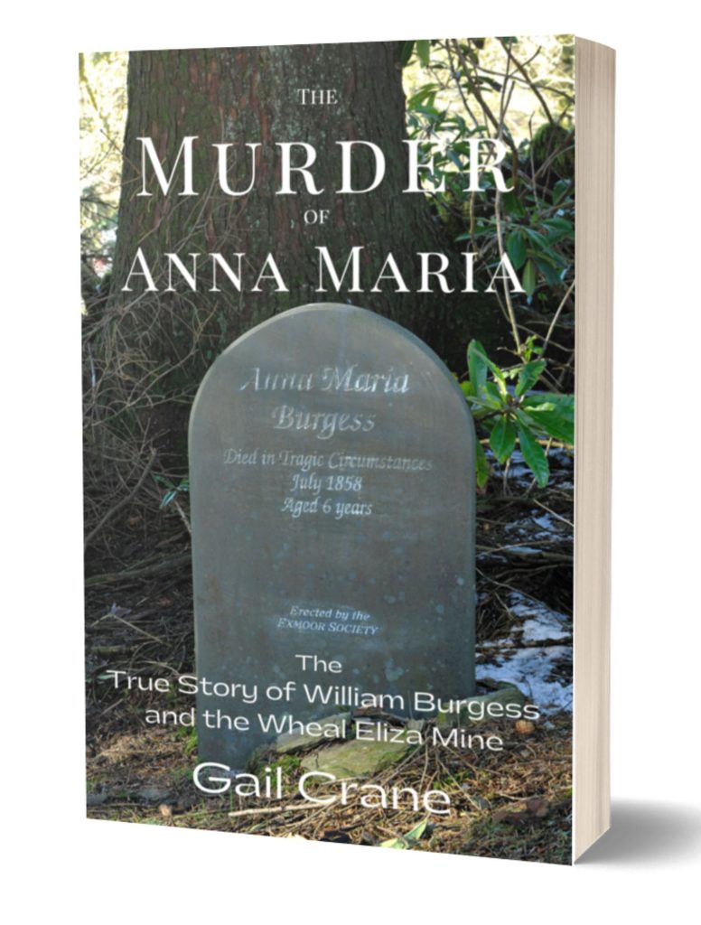 The Murder of Anna Maria. The story of Anna Maria Burgess and the Whweal Eliza Mine, Exmoor. by Gail Crane.