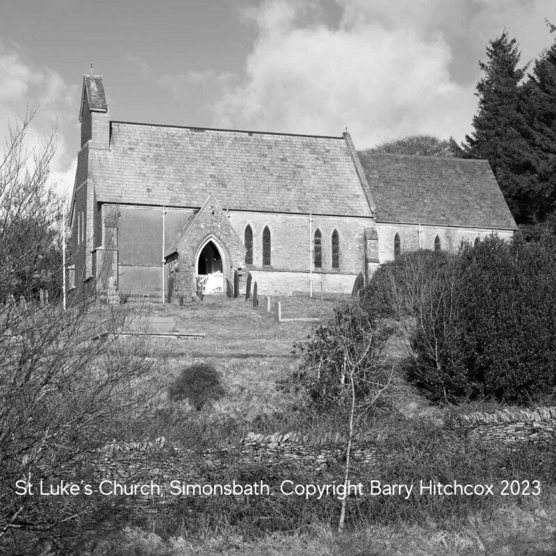 St Luke's Church, Simonsbath, Exmoor. copyright Barry Hitchcox 2023